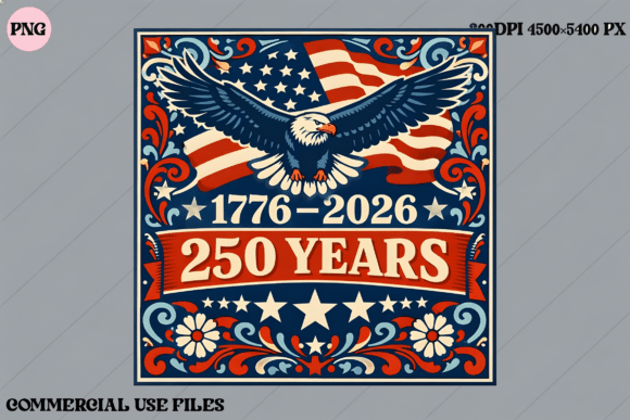 Download USA 250 Years Eagle Flag Graphic Design - Usa Collection