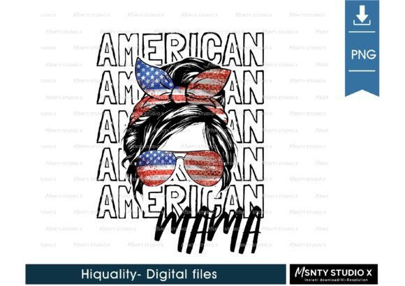 Download USA American Mama Sublimation Design - Usa Collection