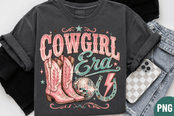 Download Cowgirl Era Retro Western PNG Design - Western png Collection