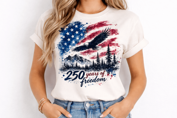Download USA 250 Freedom T-Shirt PNG - Usa Collection