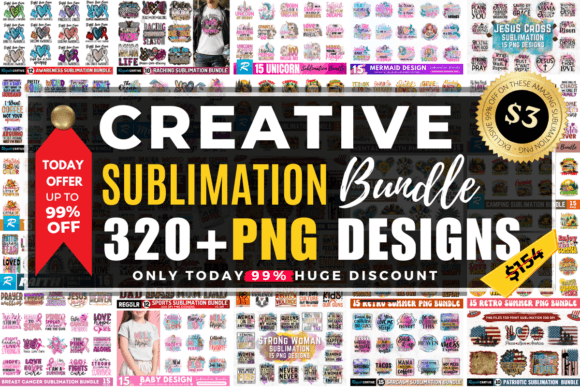 Download The Creative Sublimation Big Bundle - Big bundle Collection