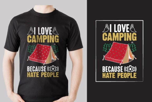 Download Beer Camping T-shirt Design Free POD - Pod Collection